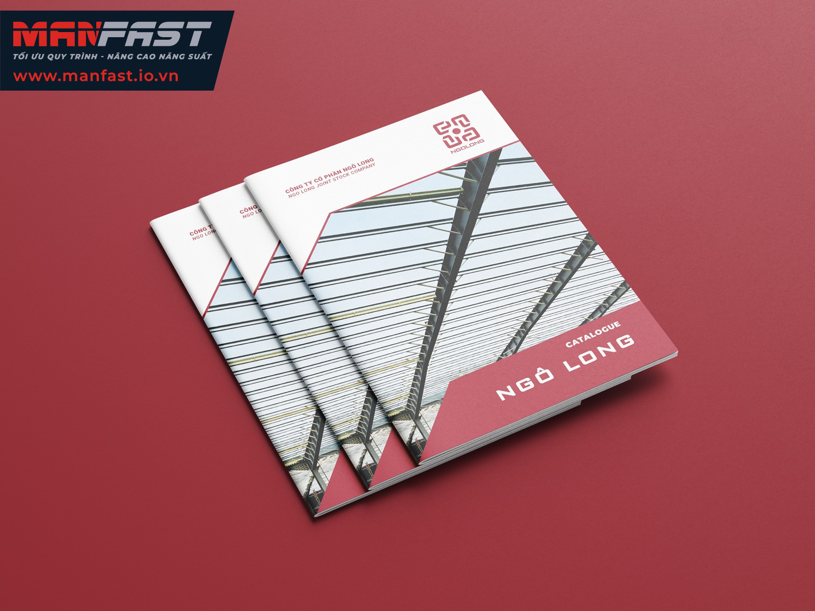 Mẫu Catalogue cho công ty Sản xuất Thép xây dựng, tôn lợp và xà gồ  50 trang