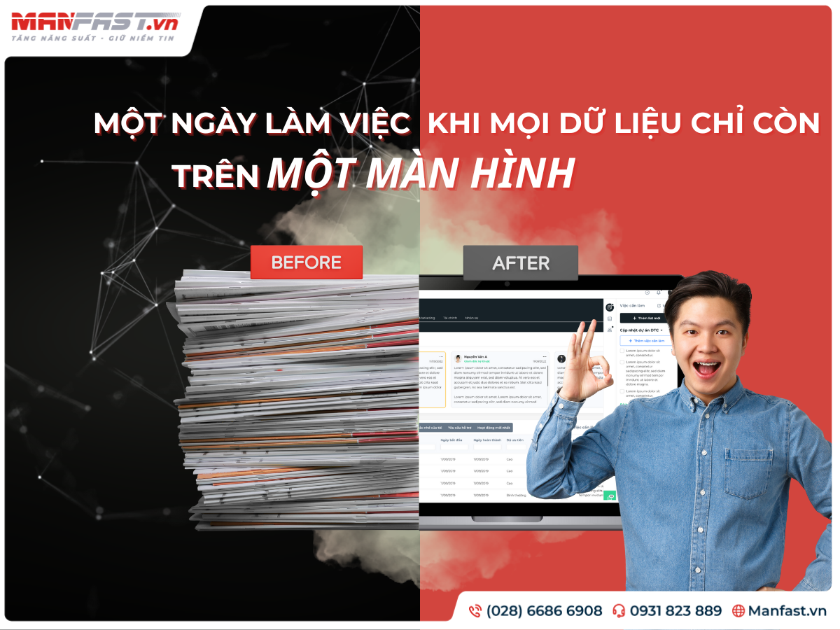 MỘT NGÀY LÀM VIỆC KHI MỌI DỮ LIỆU CHỈ CÒN TRÊN MỘT MÀN HÌNH